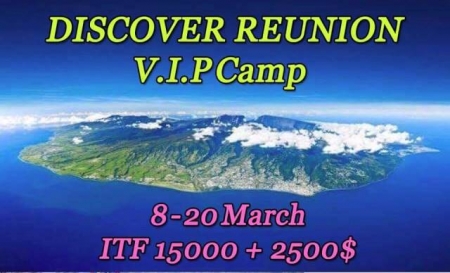 Discover Reunion | VIP Camp + 2 ITF beach tennis tournaments - 15000$ + 2500$