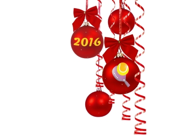 Merry Christmas and Happy New Year from great beach tennis players.